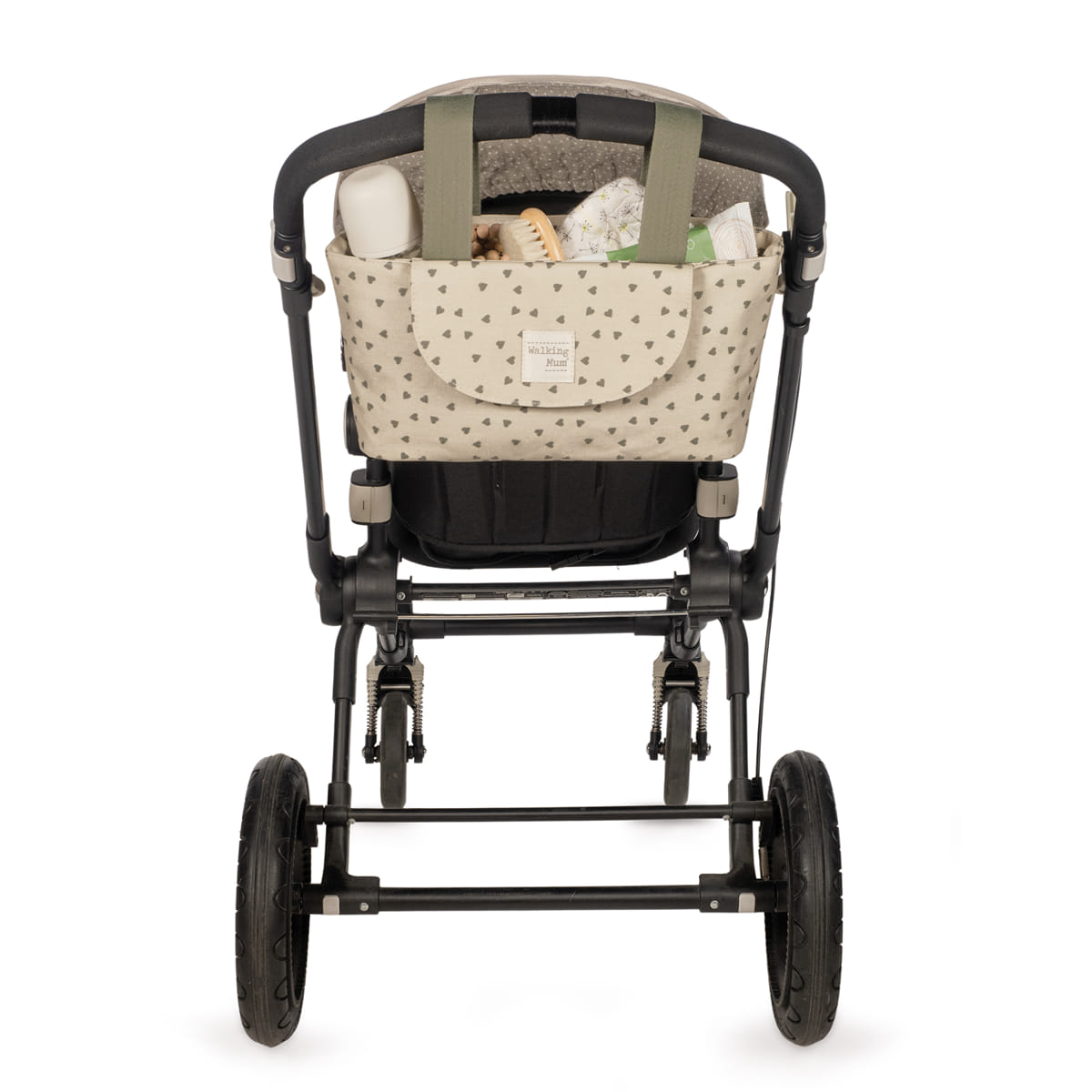 Organizador Corazones Poppy Musgo