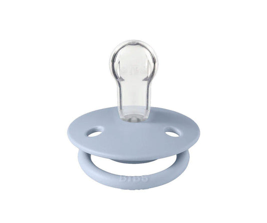 2 Chupetes BIBS De Lux Dusty Blue/Steel Blue Silicona