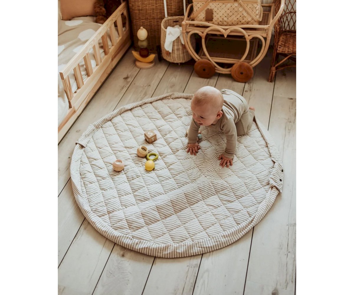 Saco Organic SOFT Reversible Play & Go Stripes Blue