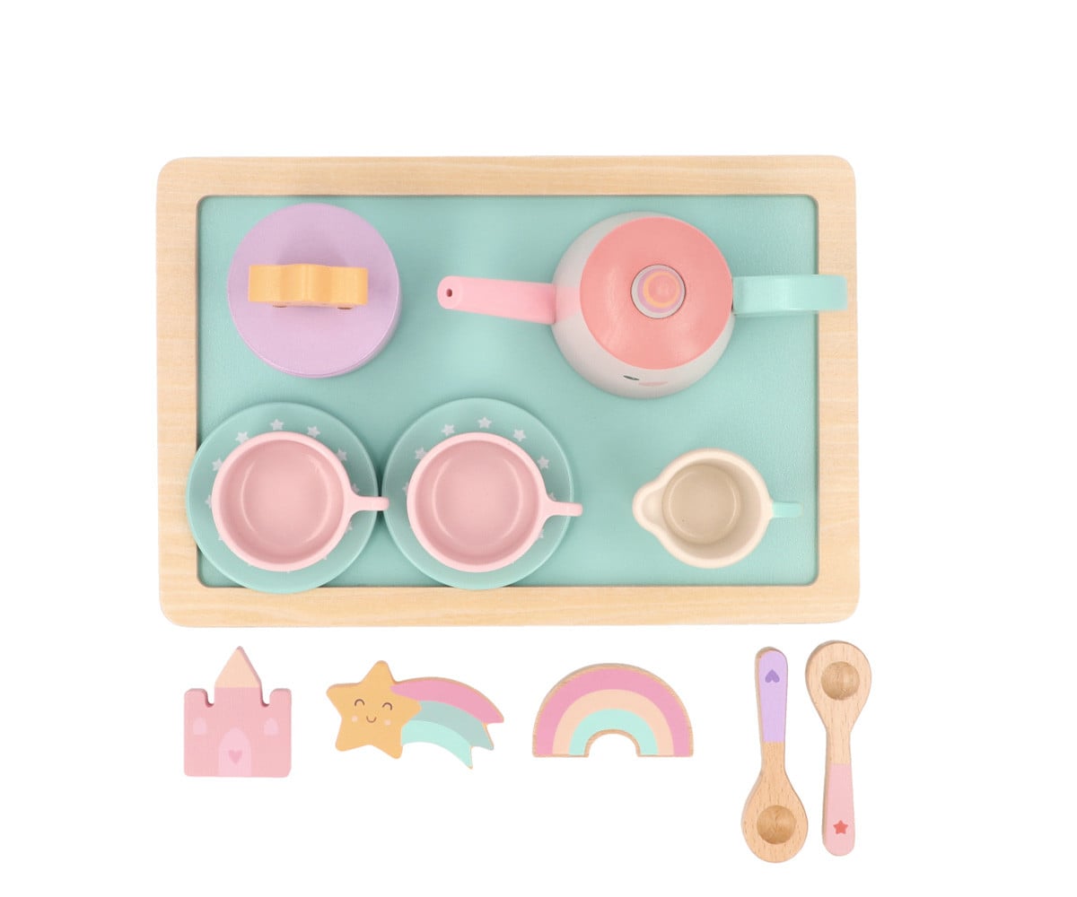 Set de Té de Madera Magic World