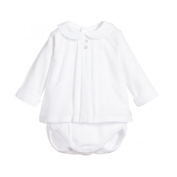 Body camisa batista manga larga