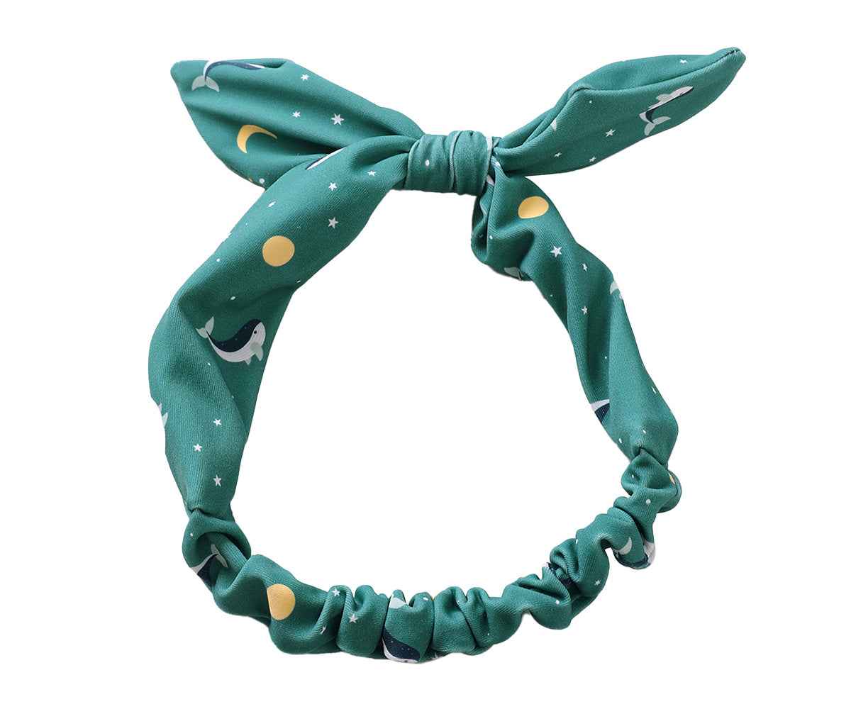 Cinta de Pelo Whale teal