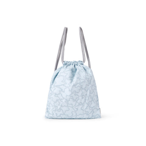 Bolsa para guardería Kaos 27x30 cm Celeste