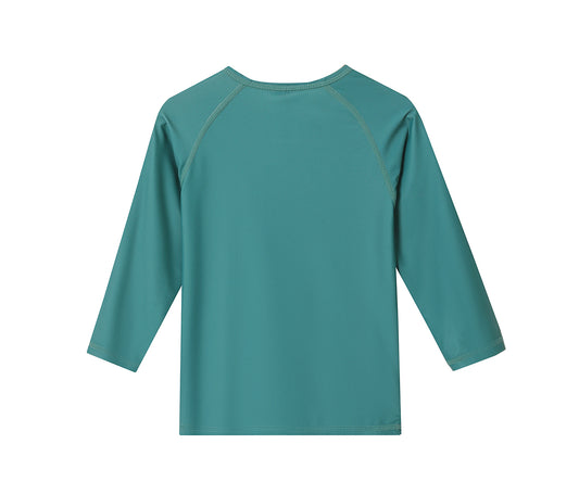 Camiseta Protección Solar Manga larga Whale Teal