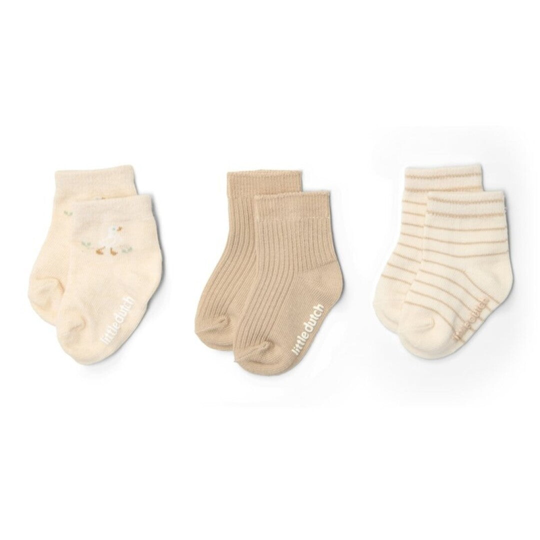 Set 3 calcetines Pequeña Oca Little Dutch