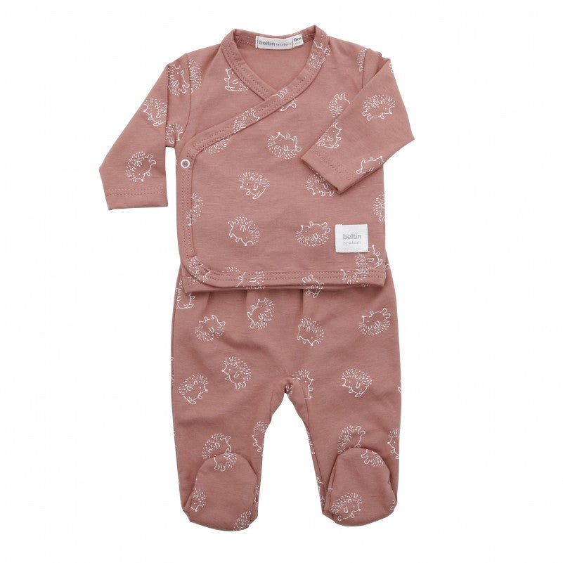 Chambrita con polaina ERIZOS rosa