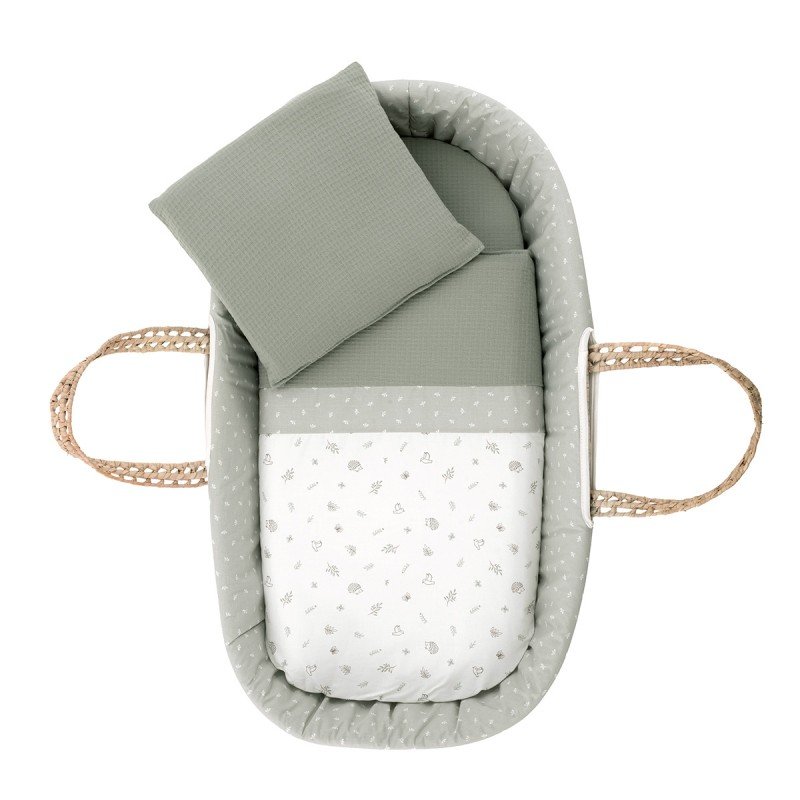 MOISES PALMA ACOLCH+PATA M.BCO CALMA VERDE/BLANCO 39x80x61 CM