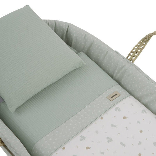 MOISES PALMA ACOLCH+PATA M.NAT ARDI VERDE/NATURAL 39x80x61 CM