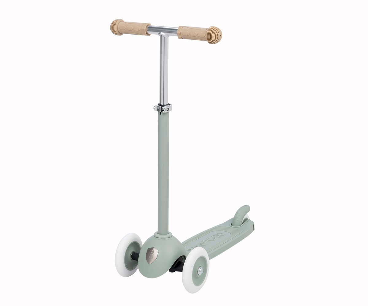 Patinete Banwood Eco + Cesta Pin & Ride Clay y Pines Dinosaurios