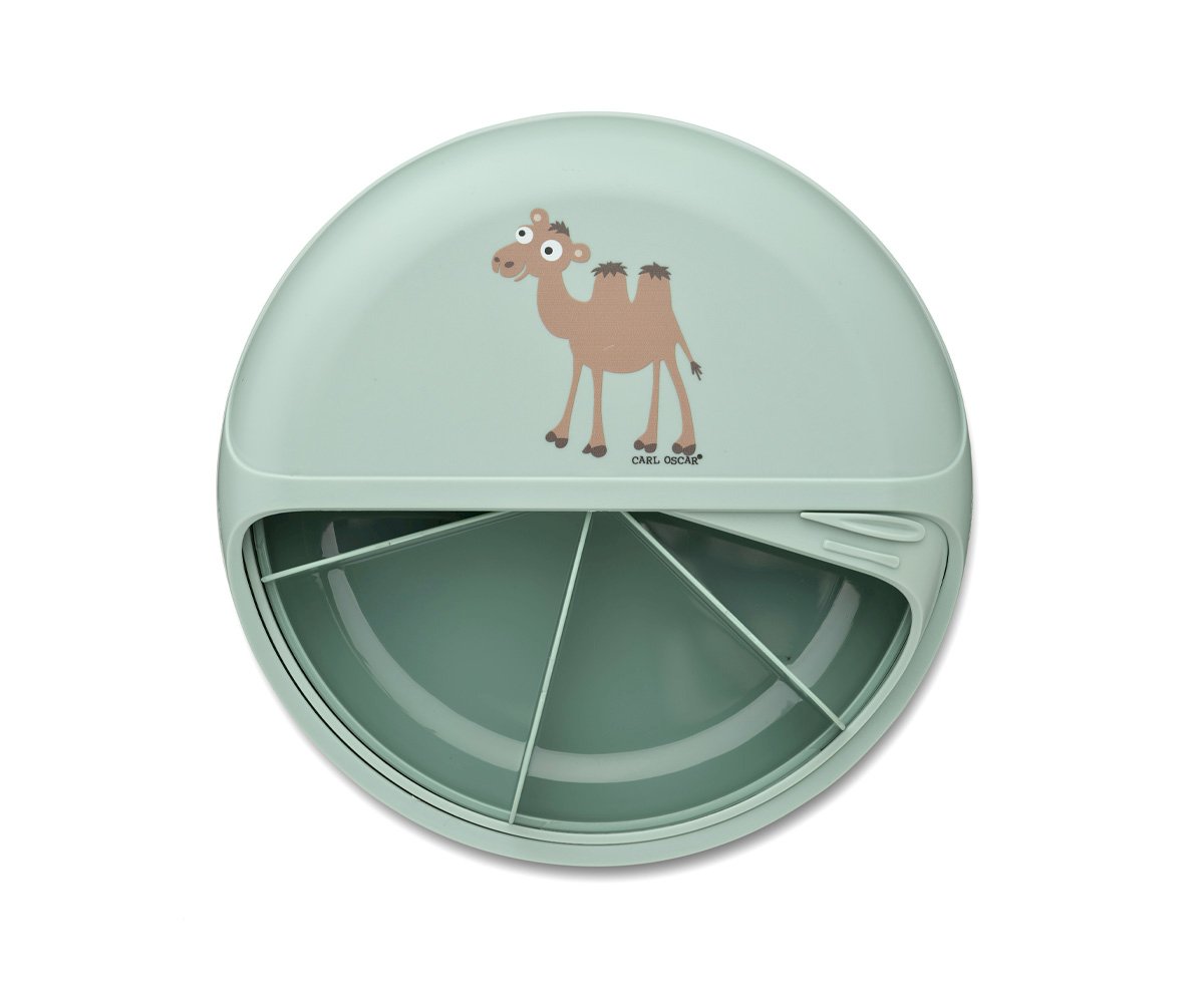 Caja de almuerzo BentoDisc Green Camel