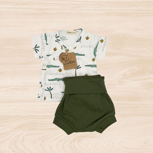 Conjunto manga corta y ranita CROCCO