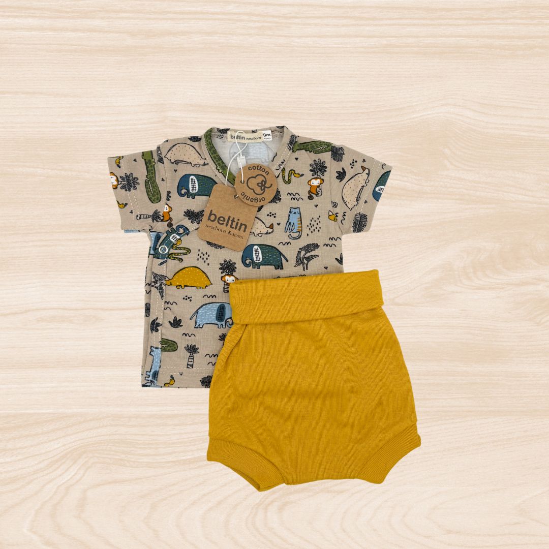 Conjunto manga corta y ranita NOAH