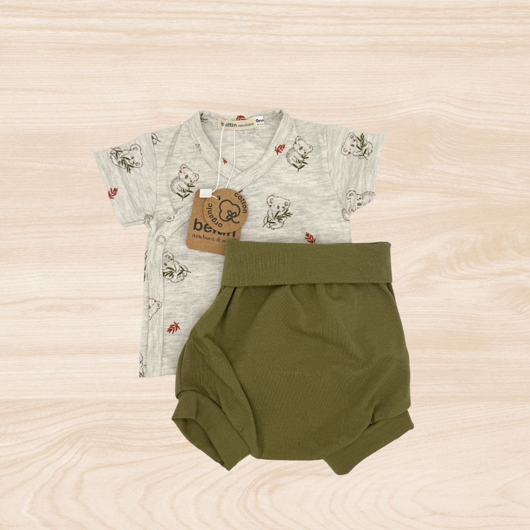 Conjunto manga corta y ranita KOLIE