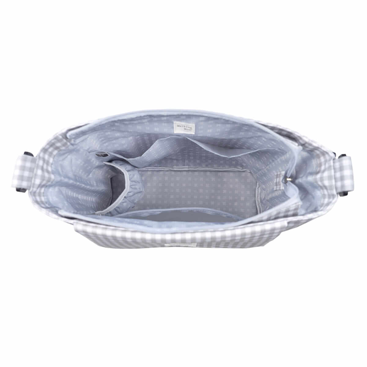 Bolsa Canastilla I Love Vichy Gris