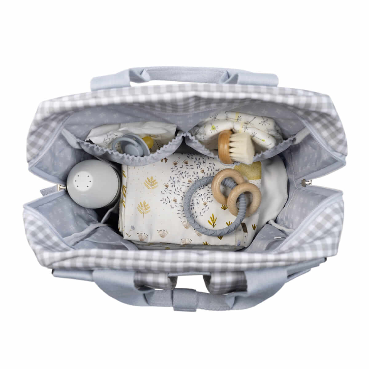 Mochila I Love Vichy Gris