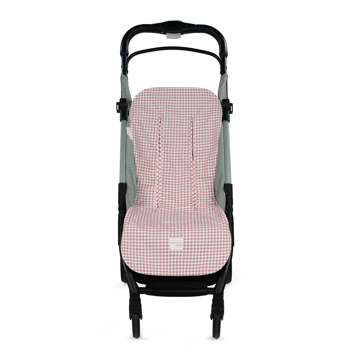 Colchoneta I Love Vichy Cuadro Rosa