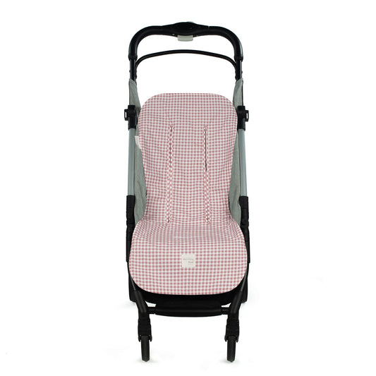 Colchoneta I Love Vichy Cuadro Rosa