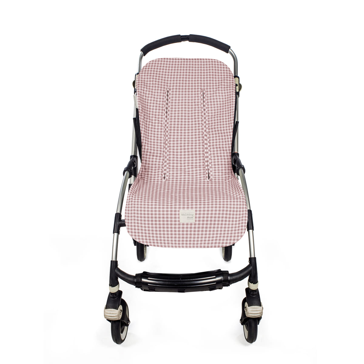 Colchoneta I Love Vichy Cuadro Rosa