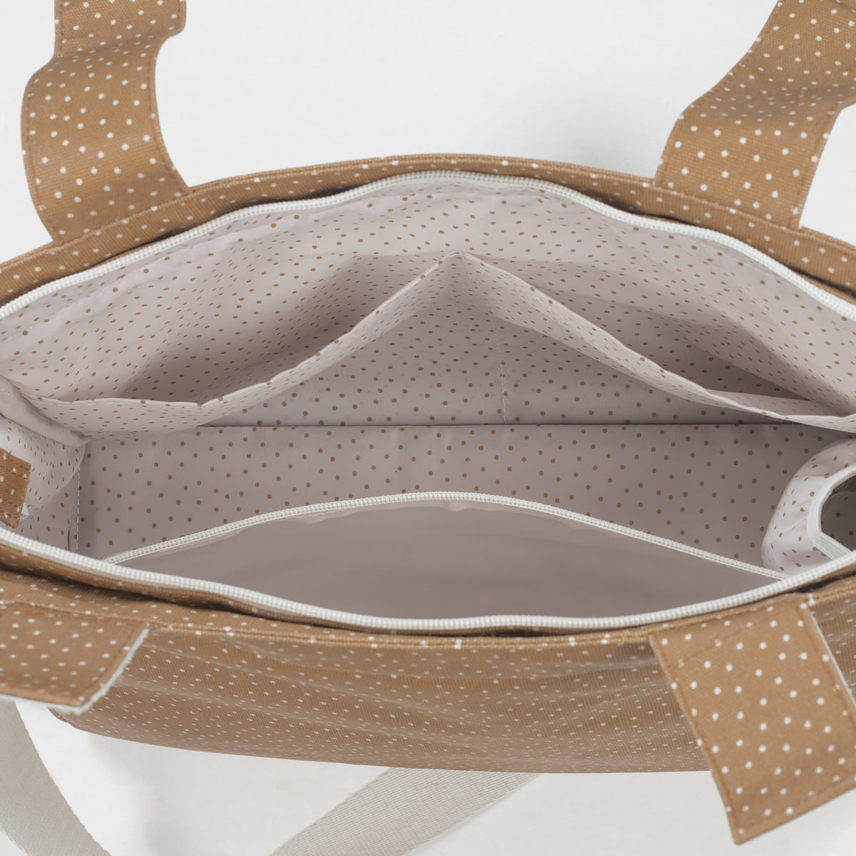 Bolsa Canastilla Topito Poppy Canela