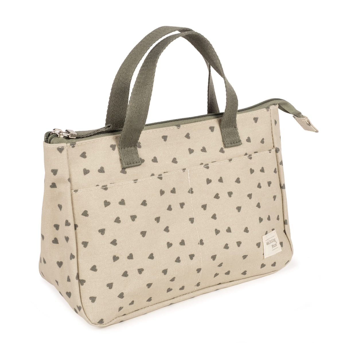 Neceser Corazones Poppy Musgo