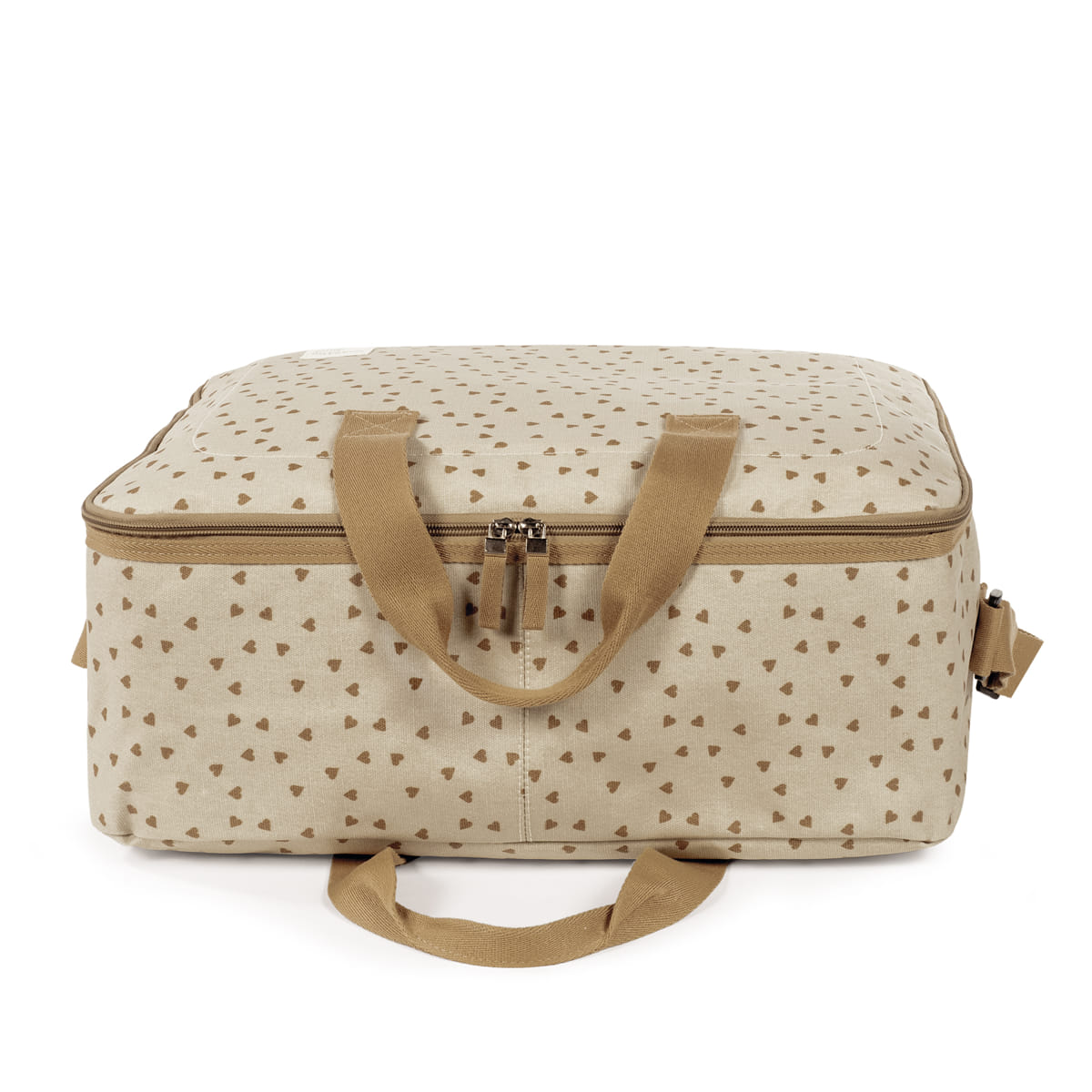 Maleta Corazones Poppy Canela