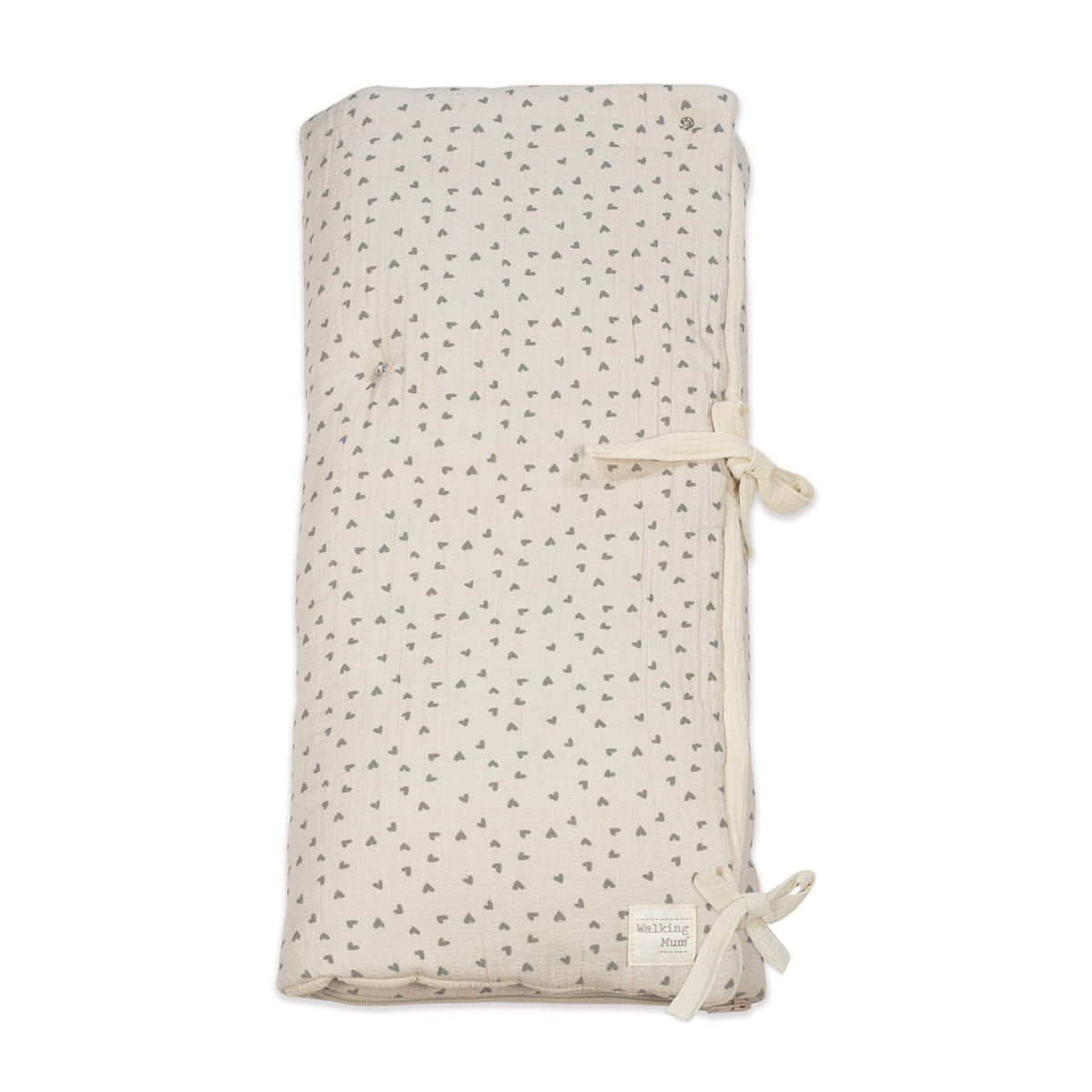Arrullo/Manta Corazones Poppy Musgo