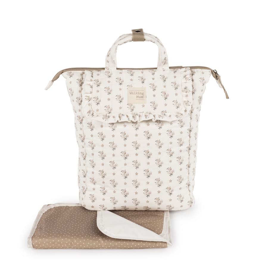 Mochila Botton Flores
