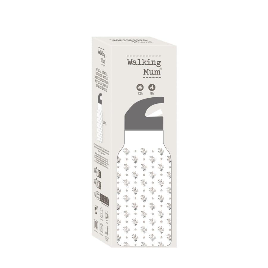 Botella Térmica Botton Flores