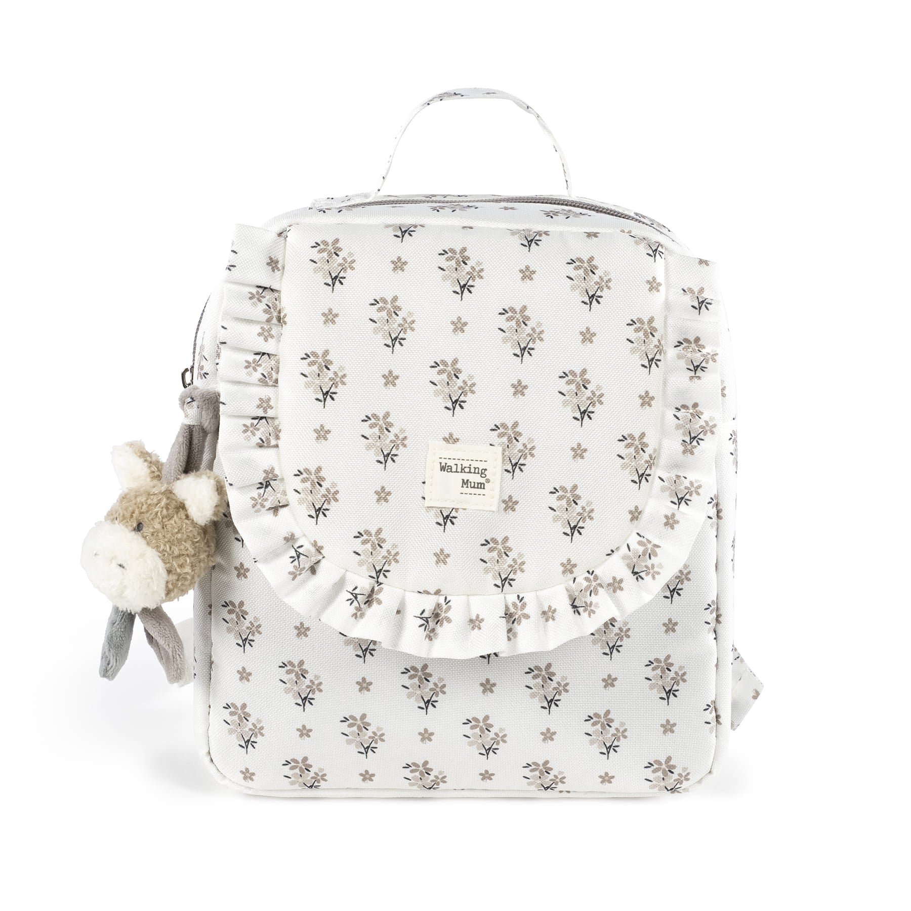 Mochila Kids Botton Flores