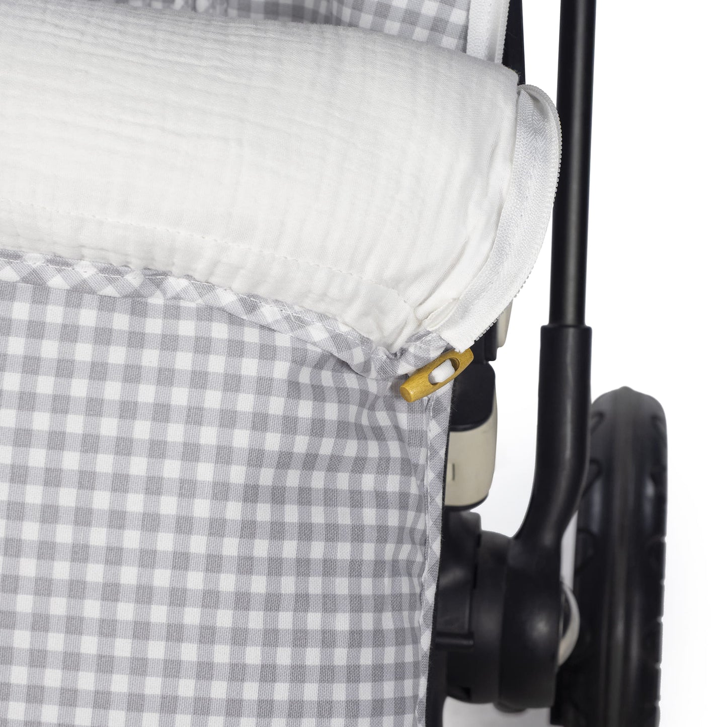 Saco Silla I Love Vichy Cuadro Gris Entretiempo