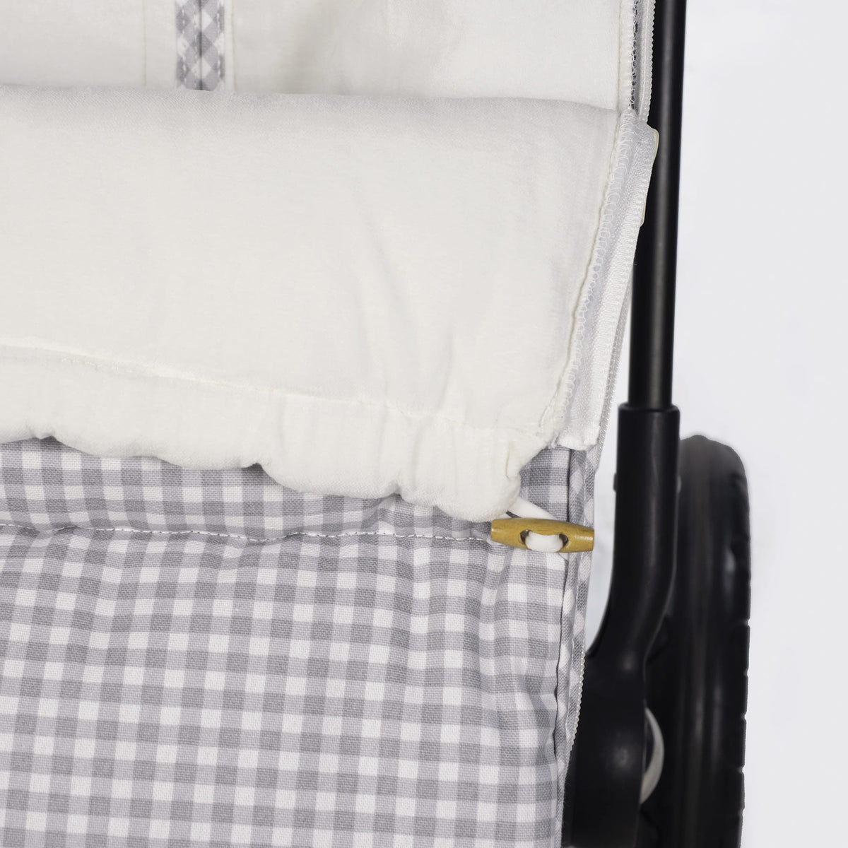 Saco Silla I Love Vichy Cuadro Gris Invierno