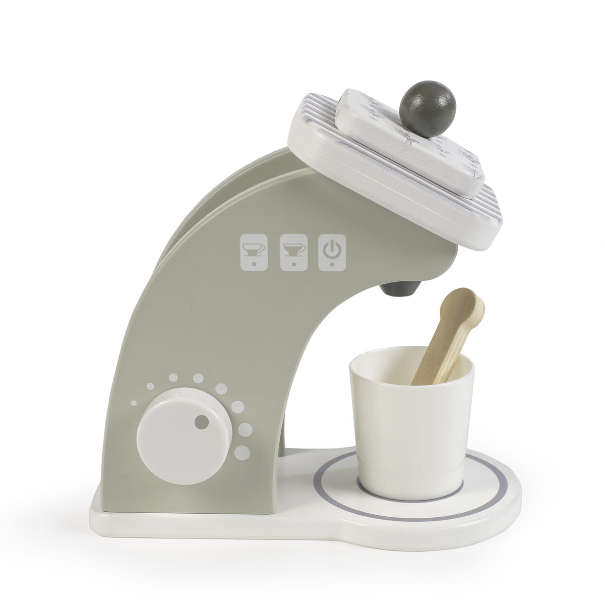 Cafetera Madera Botton