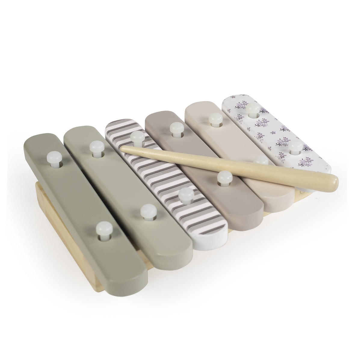 Set Instrumentos Musicales Madera Botton