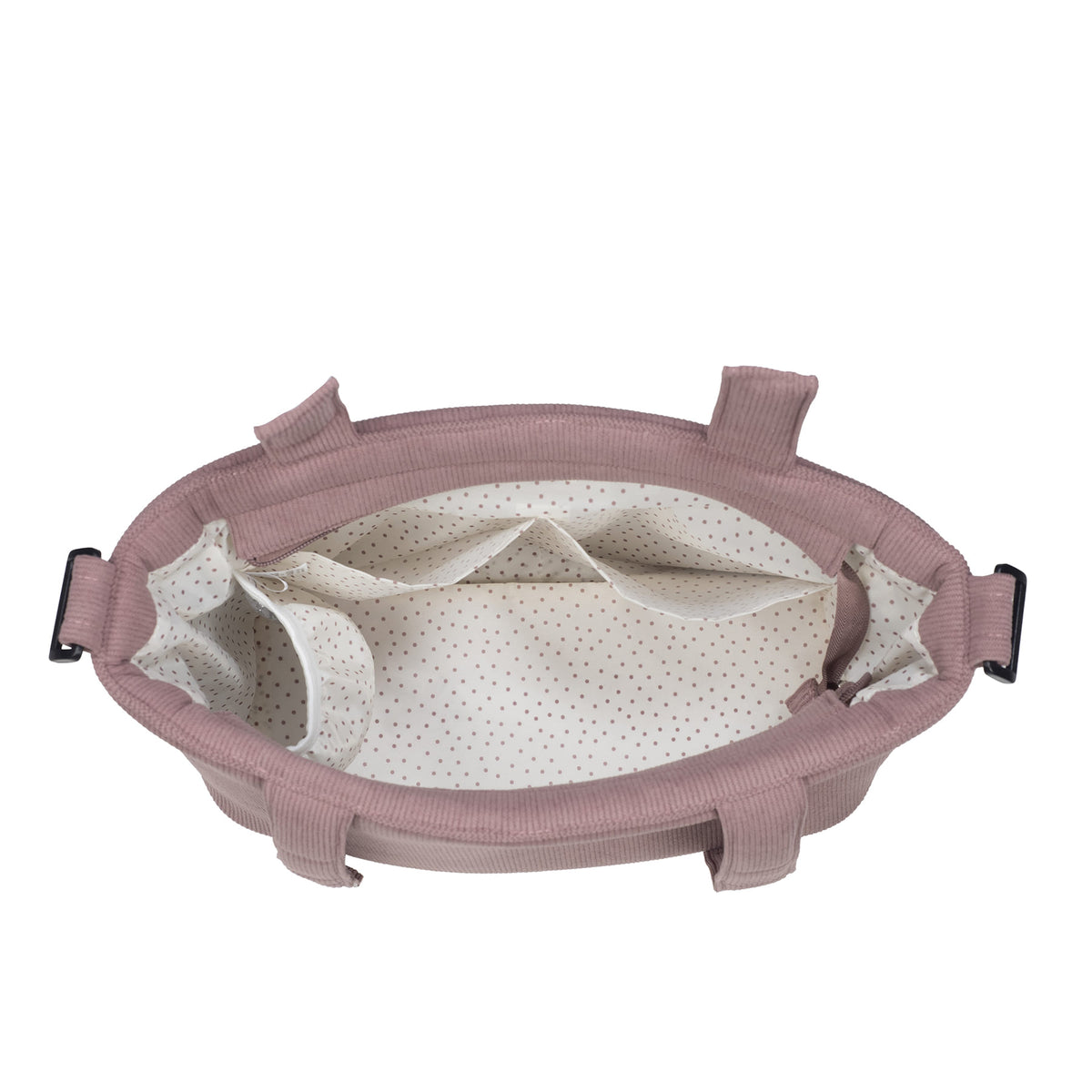 Bolsa Canastilla Pana Gala Cerise