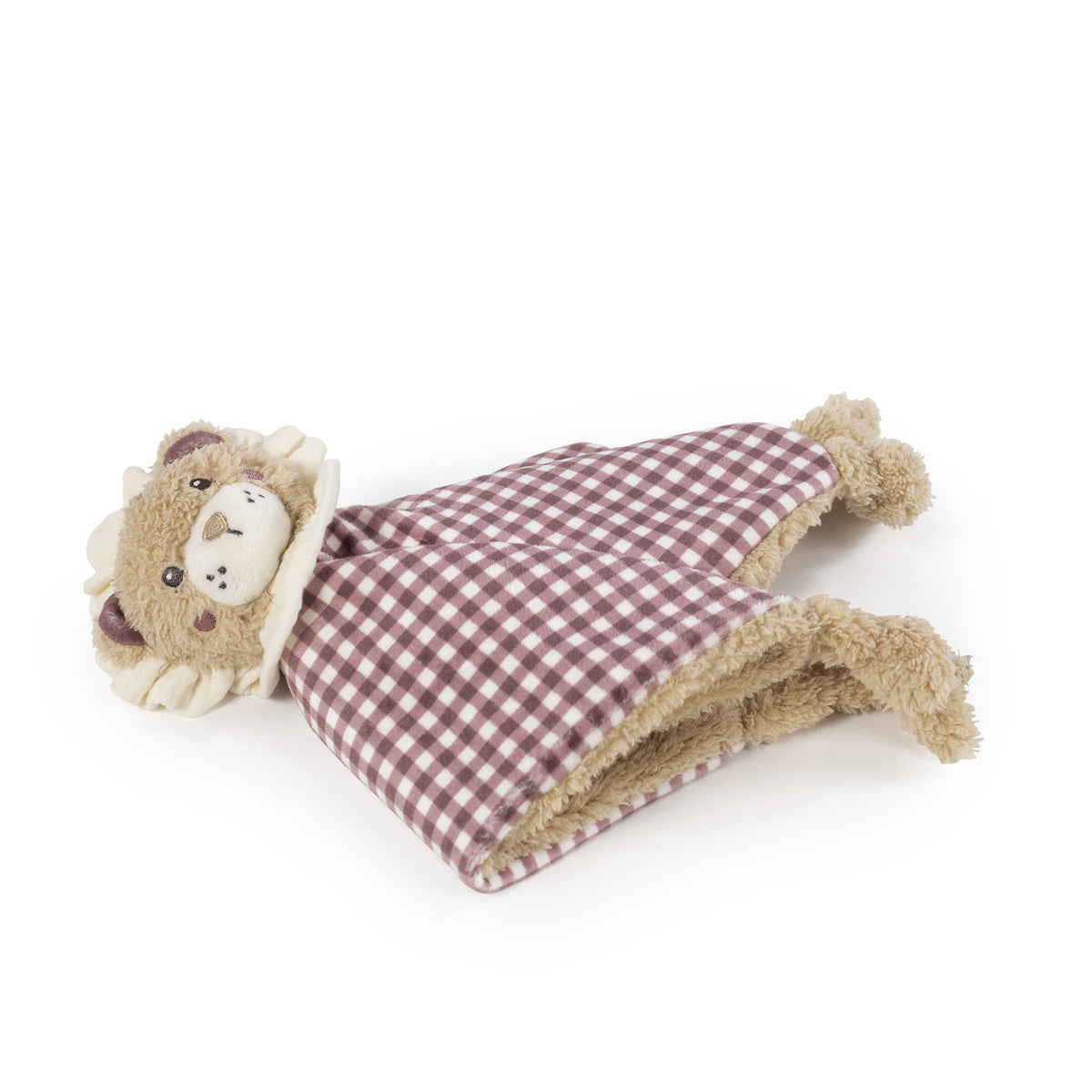 Doudou León Gala Cerise