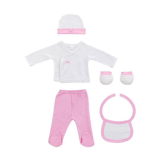 SET REGALO 5 PCS TOPOS BAMBÚ ROSA