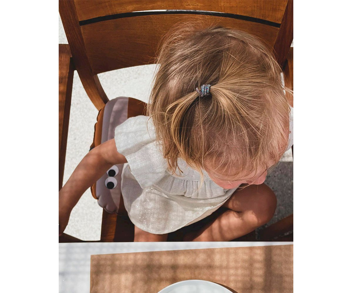 Cojín reductor para silla Stripes Nude Mustard
