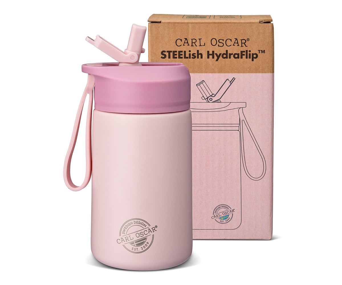Botella de acero Steel HydraFlip 0.4L - Pink