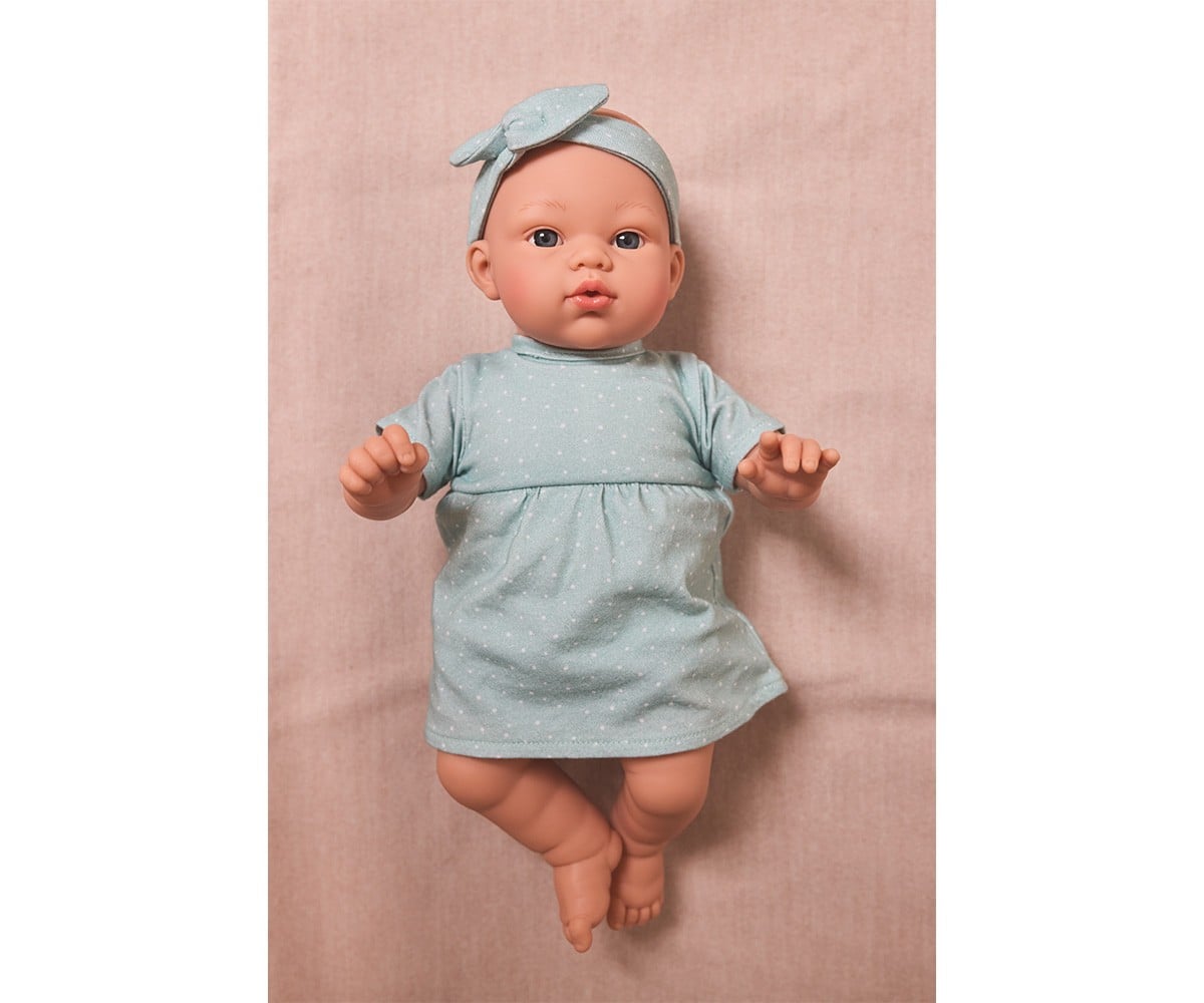 Muñeco Helena con vestido Sage Dots