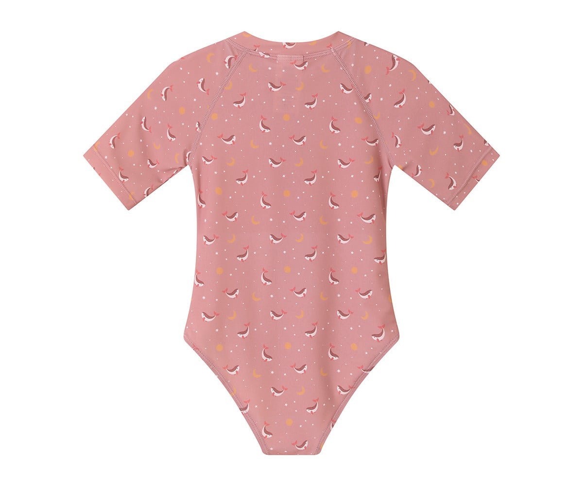 Bañador con cremallera Whale Pink