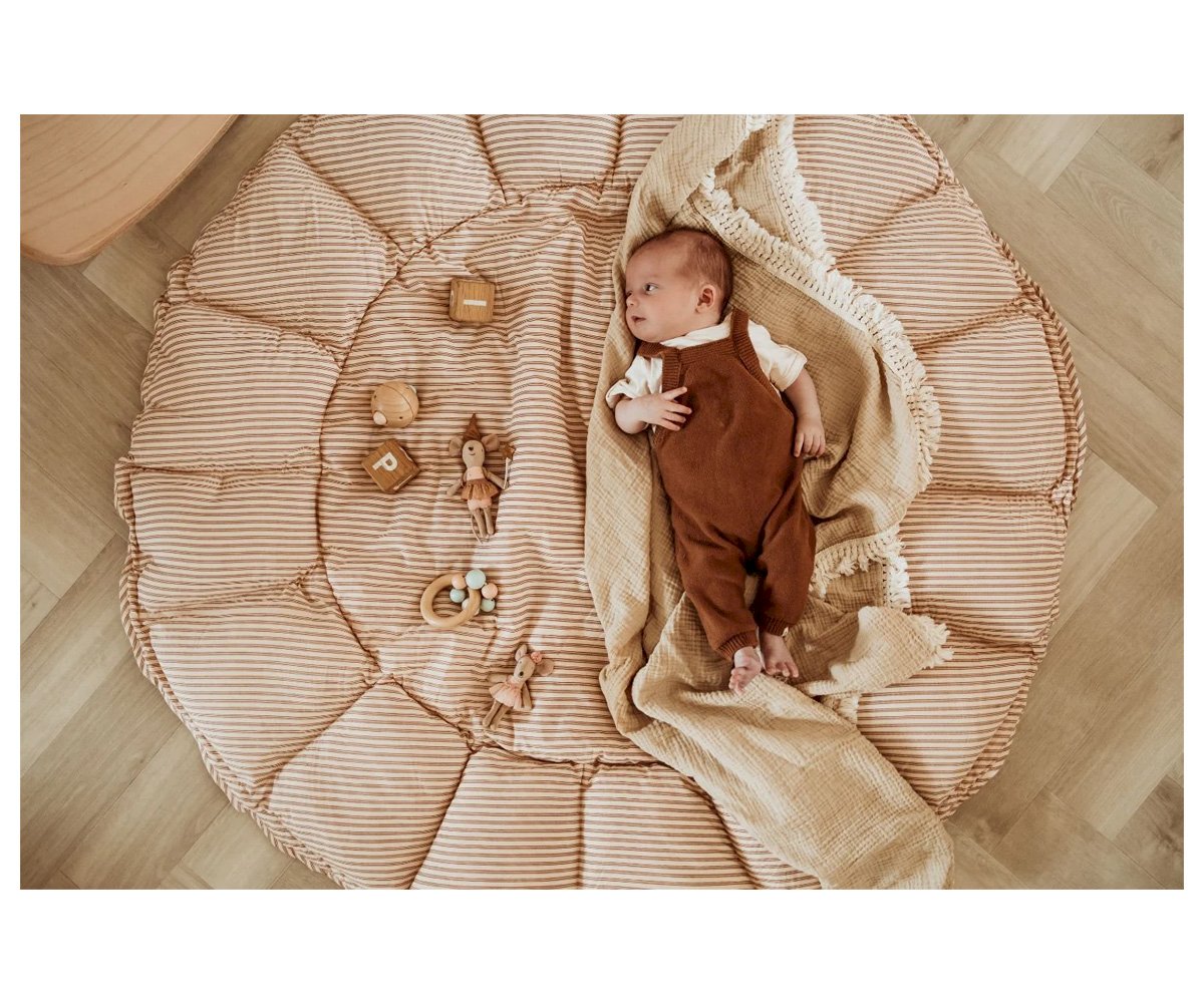 Saco Play & Go Coco Bloom Orgánico Stripes Brown