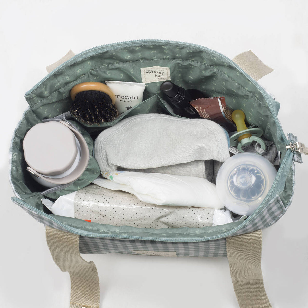 Bolso Organizador I Love Vichy Verde