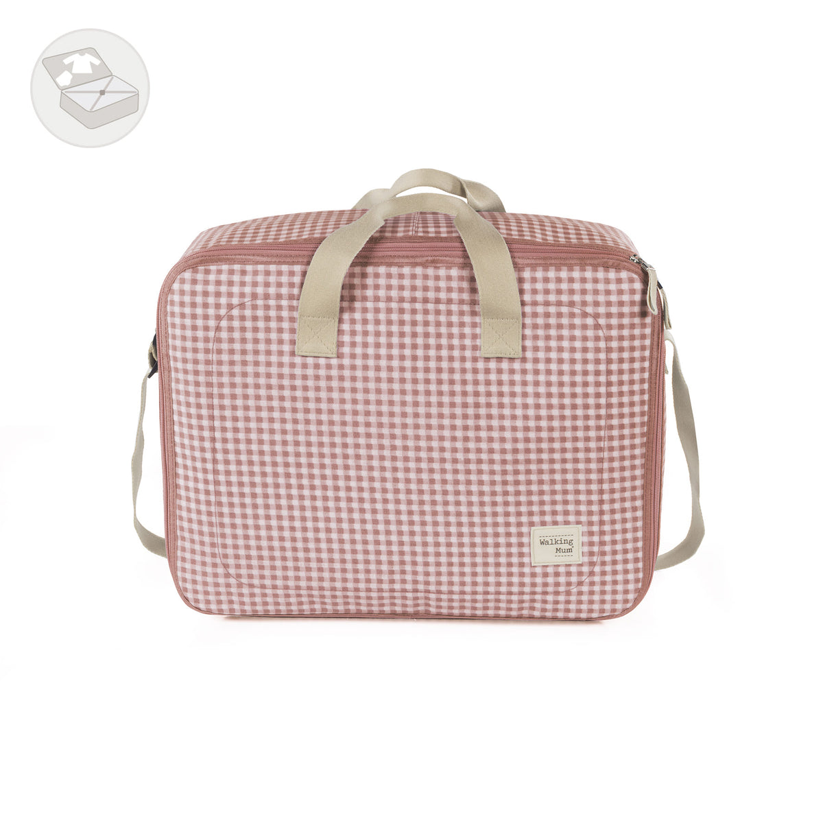Maleta I Love Vichy Rosa