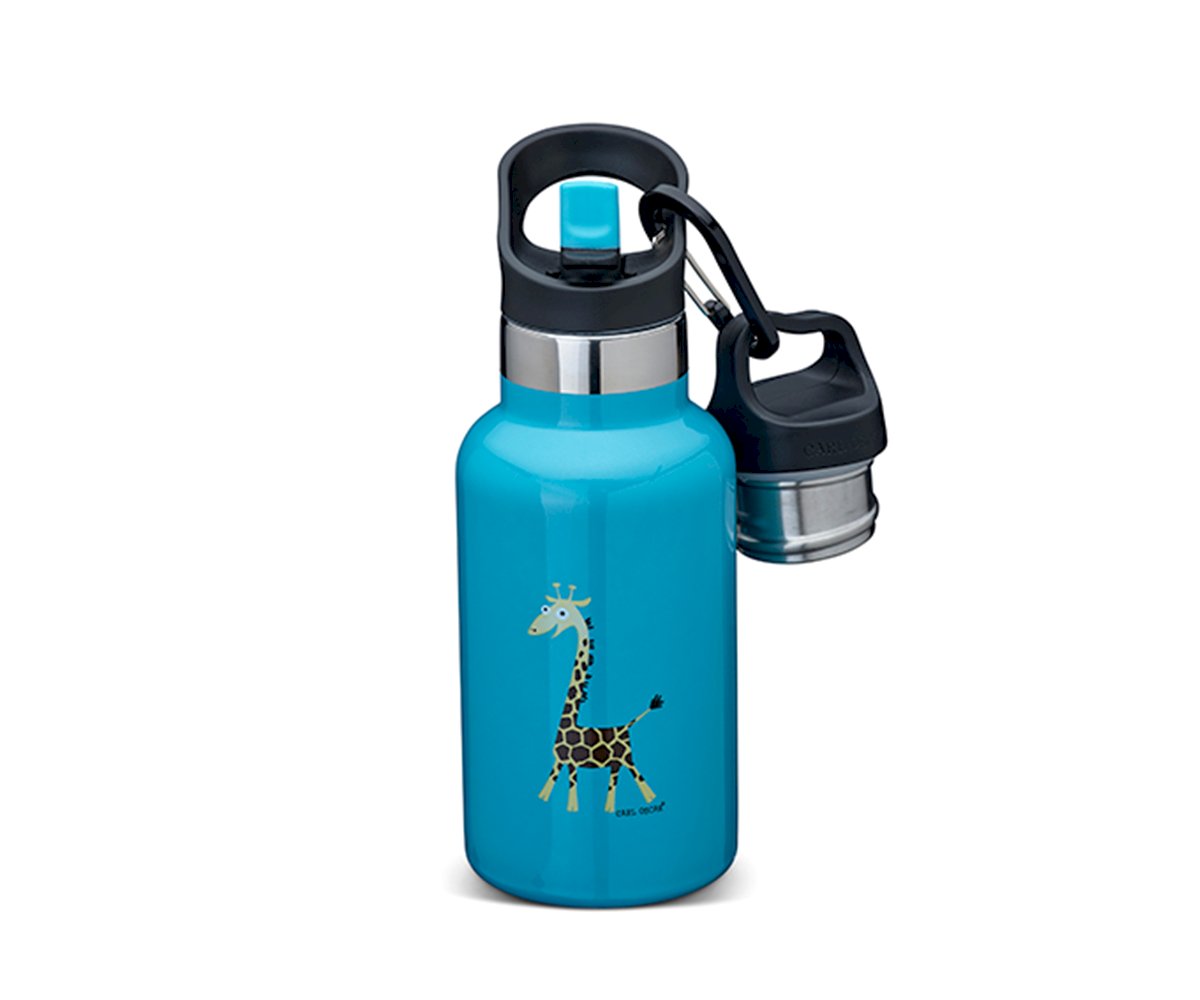 Botella Acero Inoxidable TEMPflask 350 ml Jirafa Turquoise