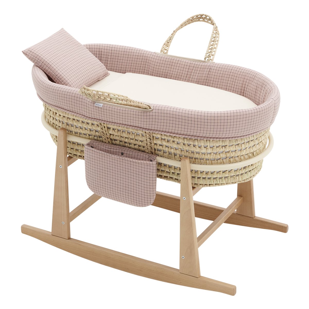 Moises Bebe Mio Cuco + Patas Minnesota Square In Pink/Beige 49X80X61 Cm