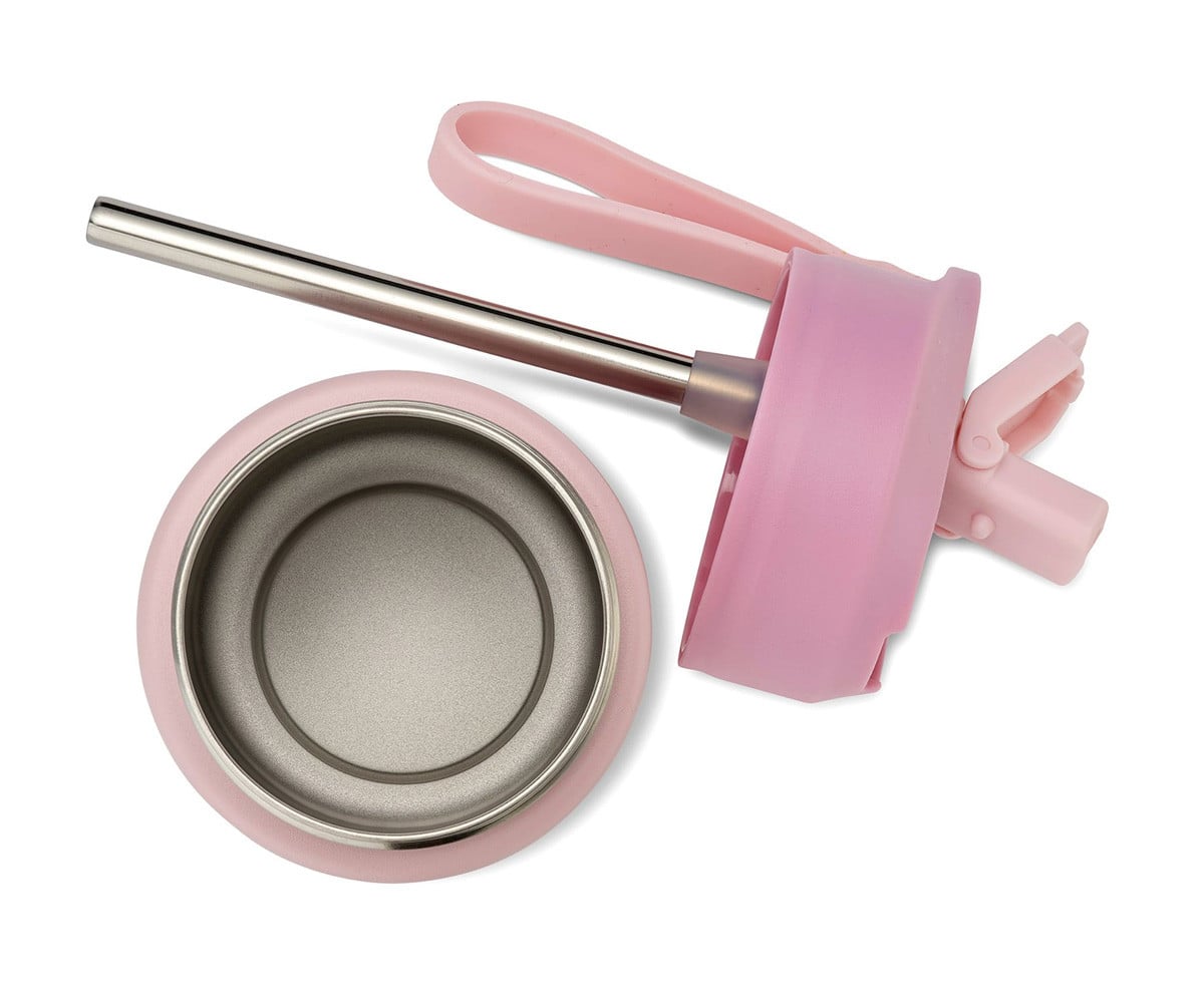 Botella de acero Steel HydraFlip 0,4 L - Panda Pink