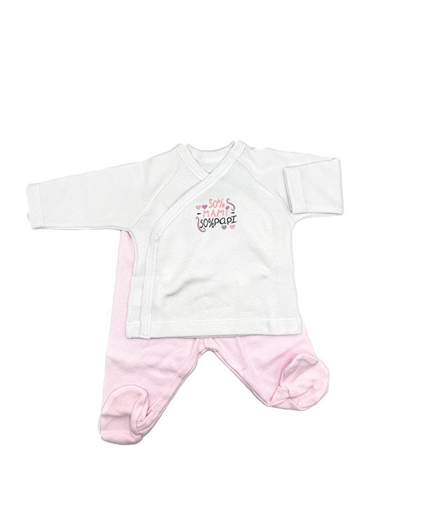 Conjunto 50% Mami 50% Papi Jubón y Polaina
