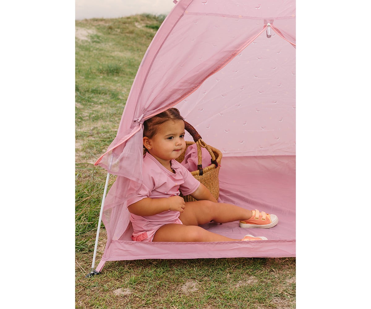 Carpa con Protector Antimosquitos Whale Pink