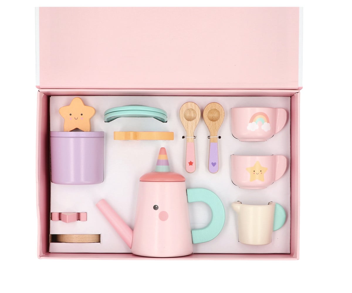 Set de Té de Madera Magic World