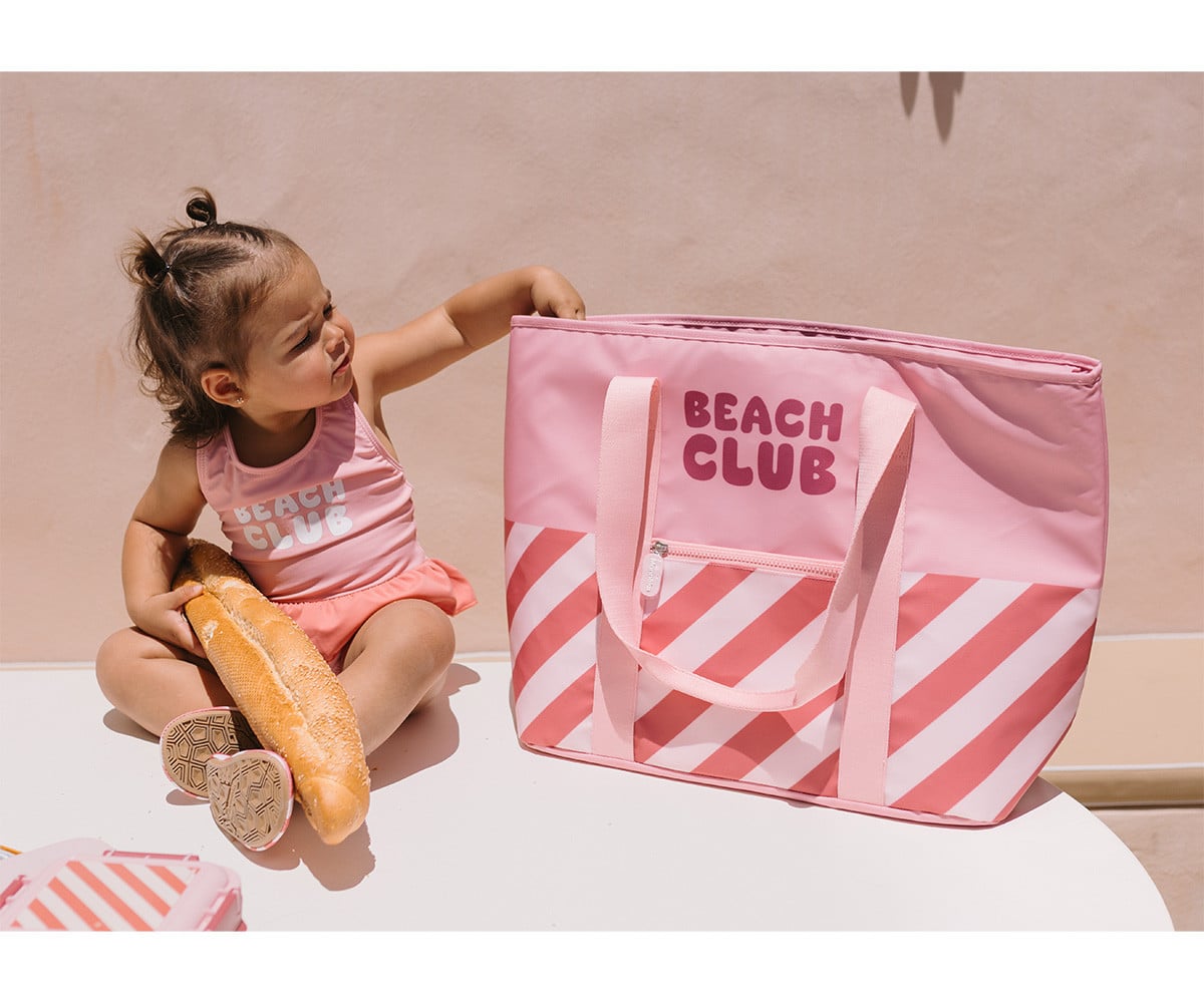 Bañador Cruzado con Volantes Stripes Bloom & Blush